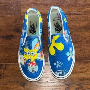 Vans SpongeBob Unisex Slip-On Sneakers size 6Mens/7.5 Women’s